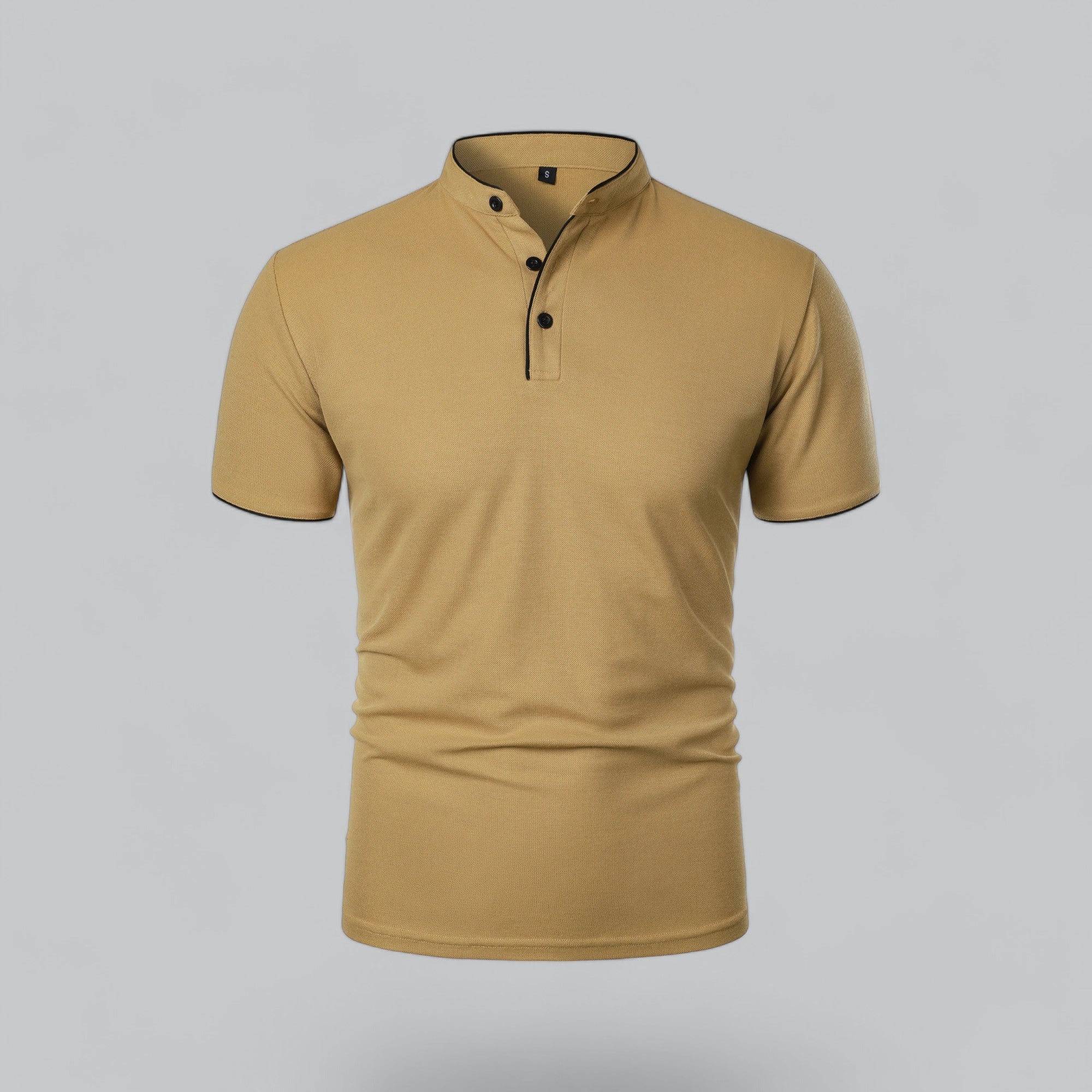 Wilfred - Collarless Polo Shirt