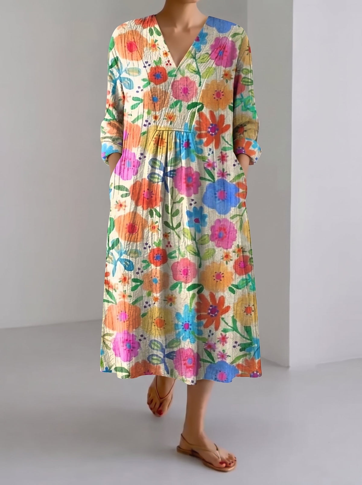 Valeria – Comfortable Linen Dress