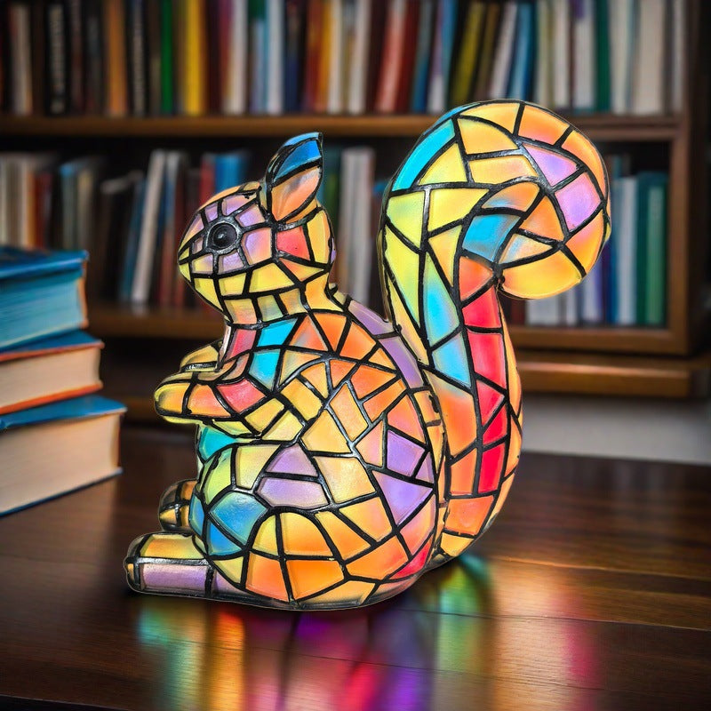 Coco - Colored Squirrel Lamp
