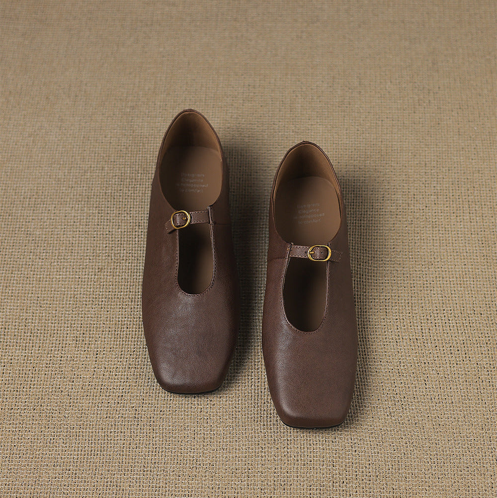 Laylani - High-Vamp Mary Jane Flat