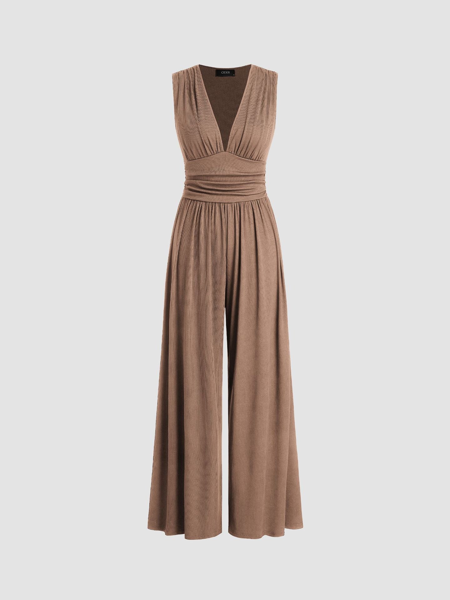 Victoria - Chic Sleeveless Wide-Leg Jumpsuit