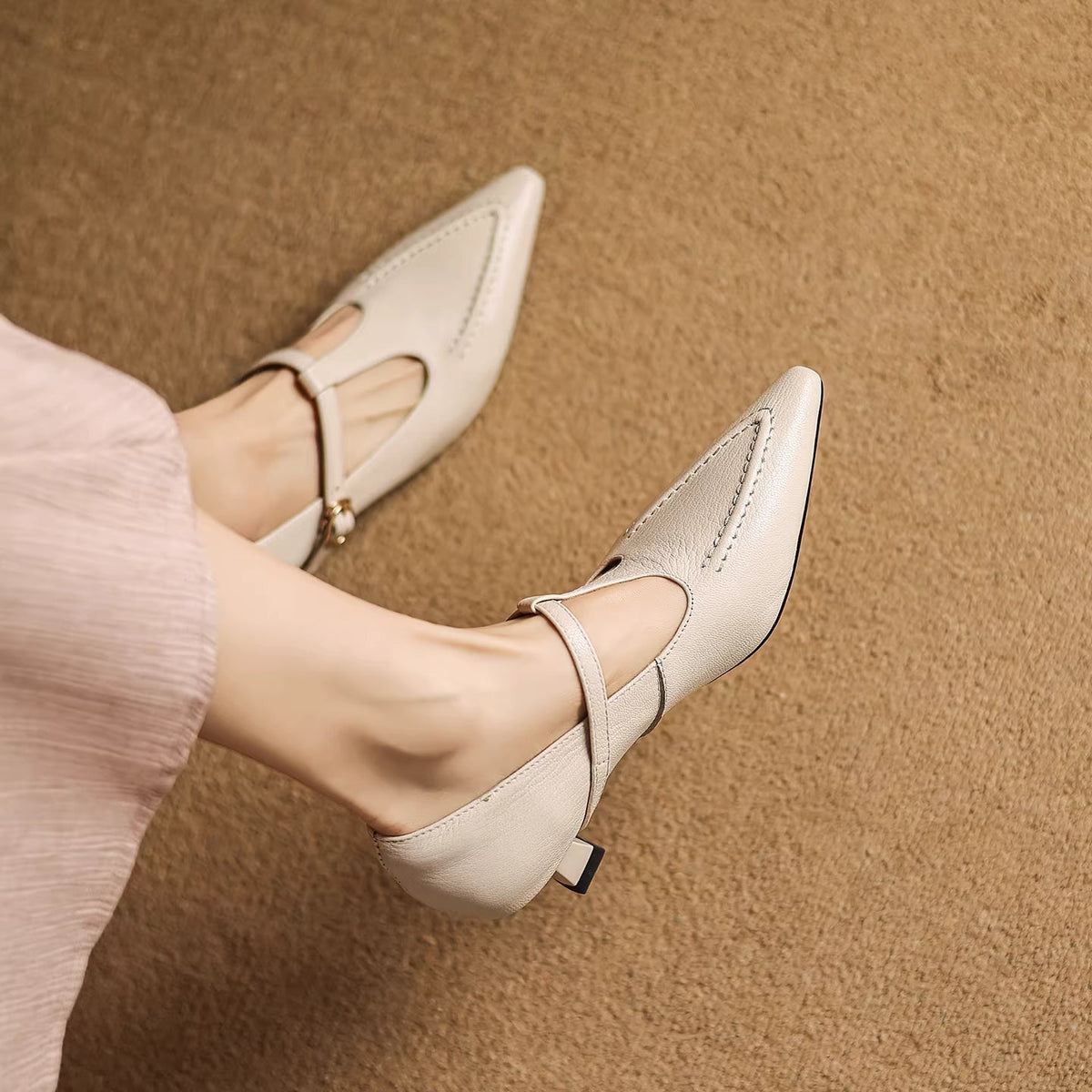 Liv - Genuine Leather Heels