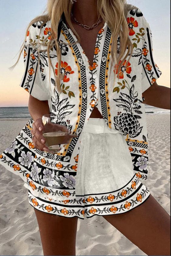 Macy - 2-Piece Summer Linen Co-Ord Set