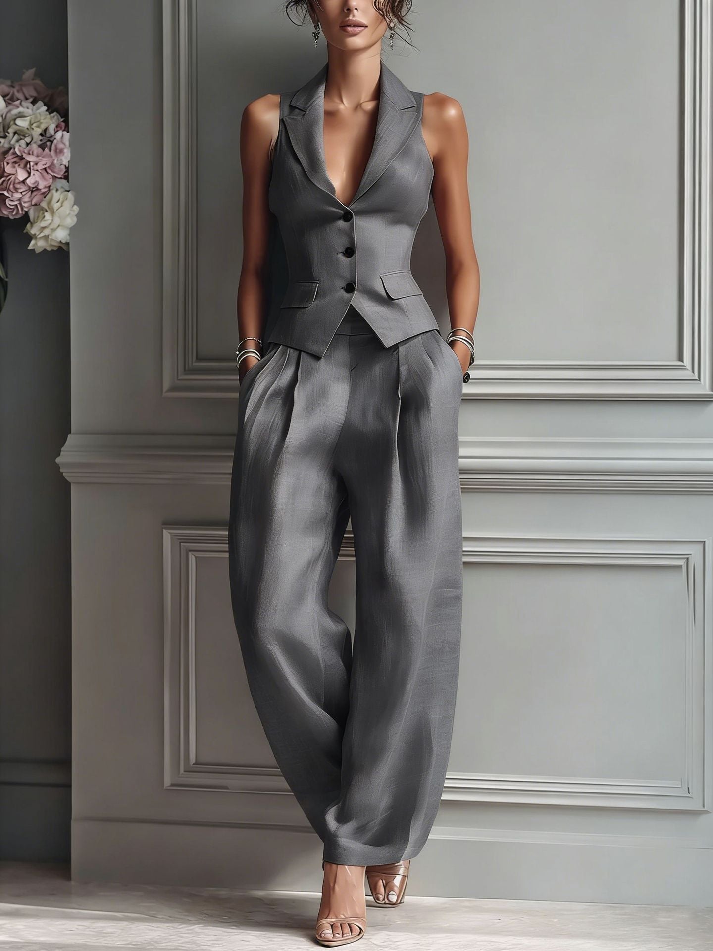 Adriana - Fluid Elegant Two Piece Set