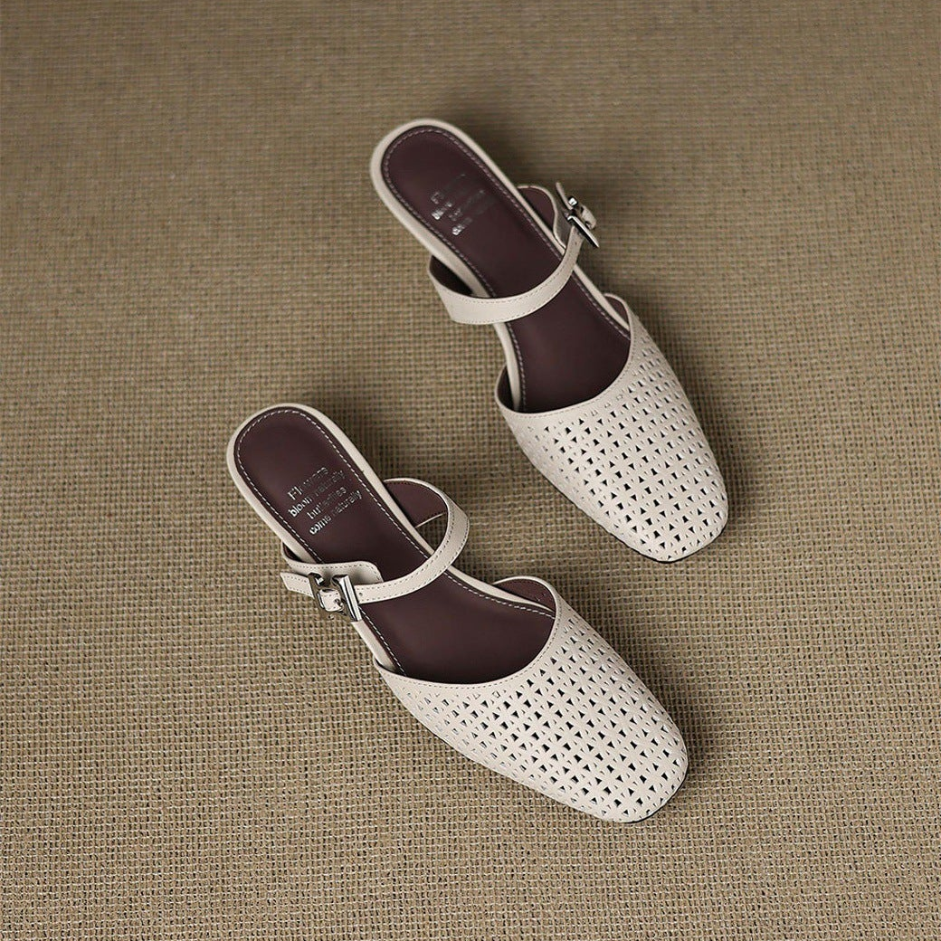 Tabitha - Genuine Leather Mules