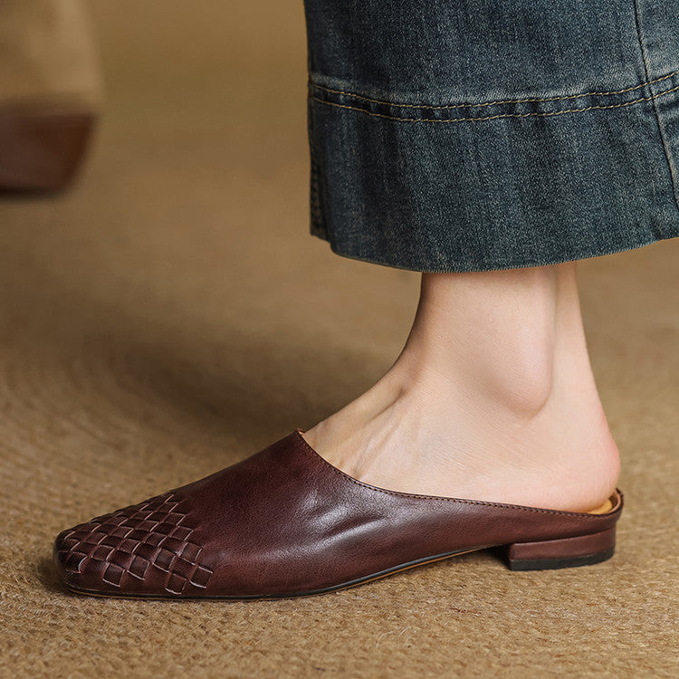 Paula - Geniune Leather Mules
