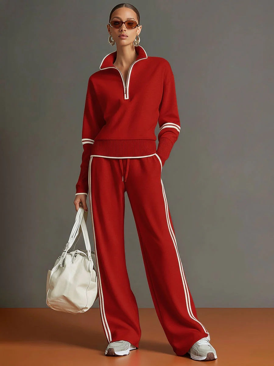 Maren – Quarter-Zip Tracksuit Set