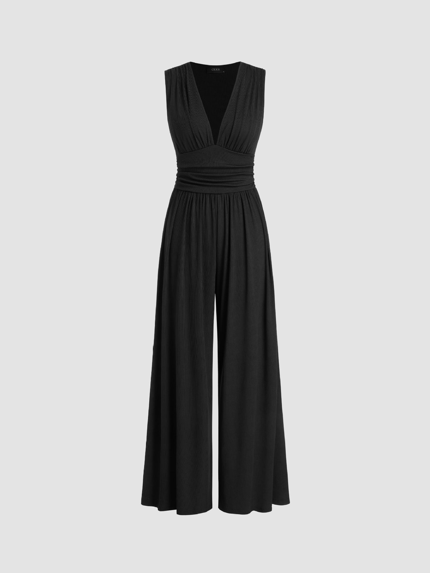 Victoria - Chic Sleeveless Wide-Leg Jumpsuit