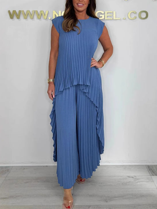 Morie – Elegant Pleated Co-Ord Set