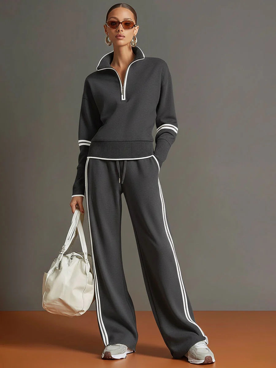 Maren – Quarter-Zip Tracksuit Set