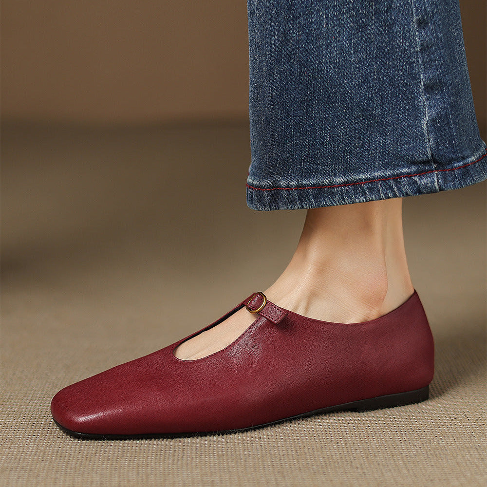 Laylani - High-Vamp Mary Jane Flat