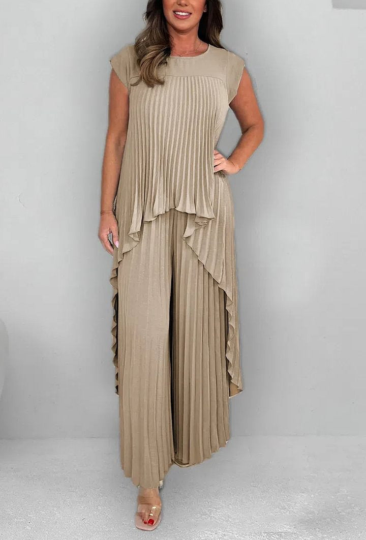Morie – Elegant Pleated Co-Ord Set