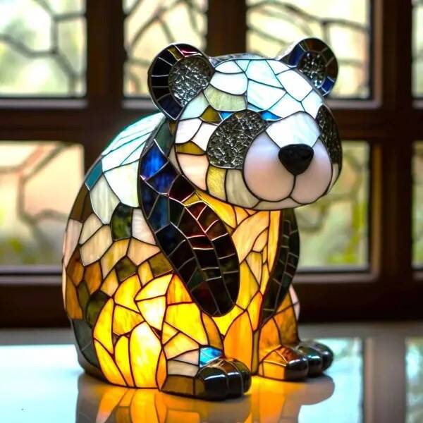 Sunny - Colored Panda Lamp