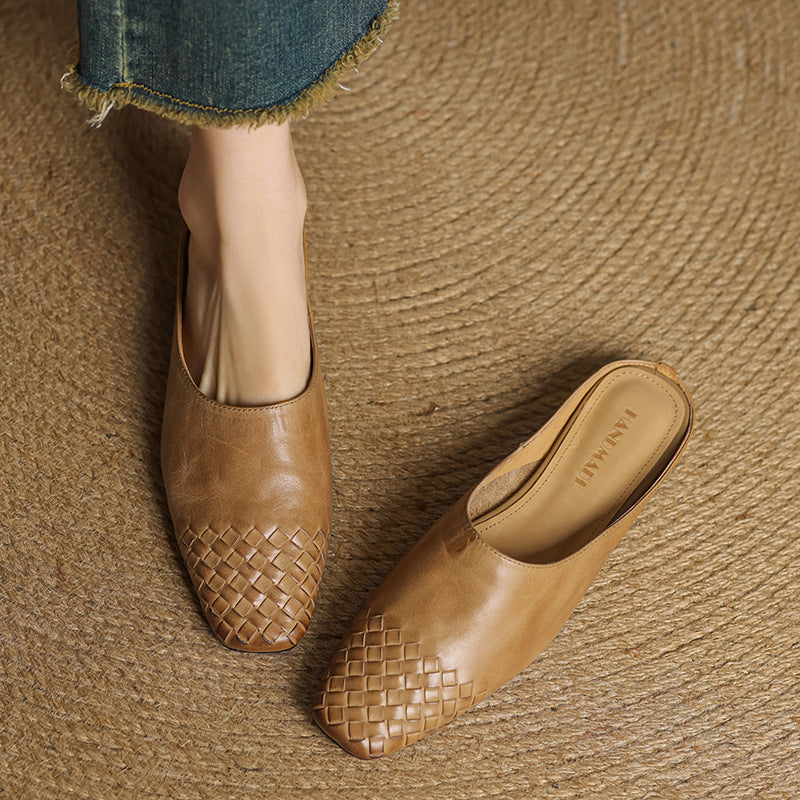 Paula - Geniune Leather Mules