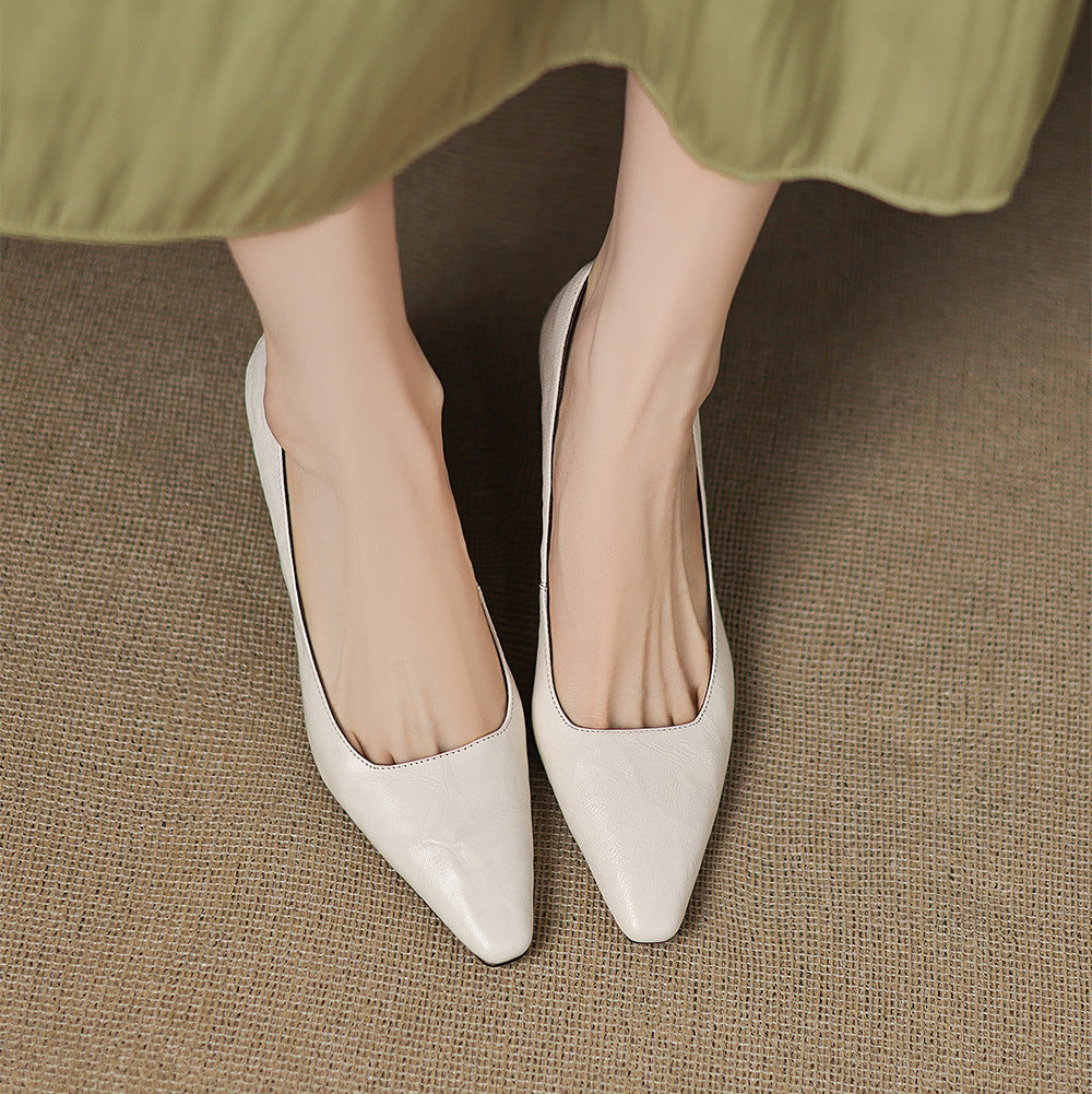 Ensley - Genuine Leather Heels