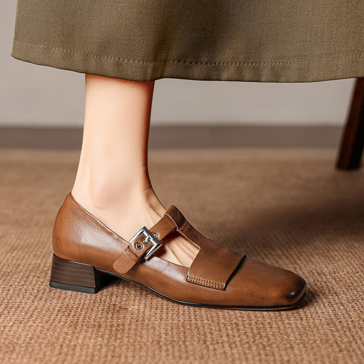 Matilda - Genuine Leather Heels