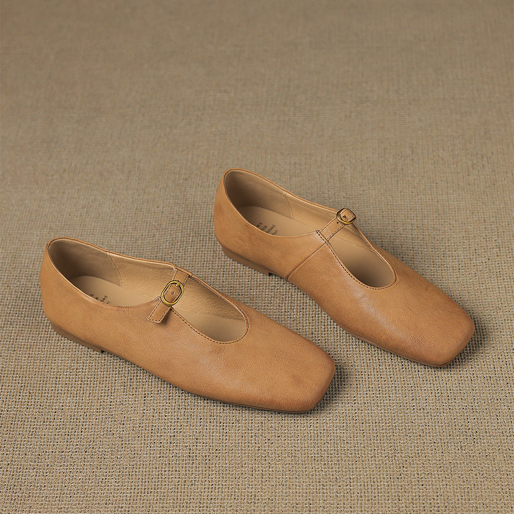 Laylani - High-Vamp Mary Jane Flat