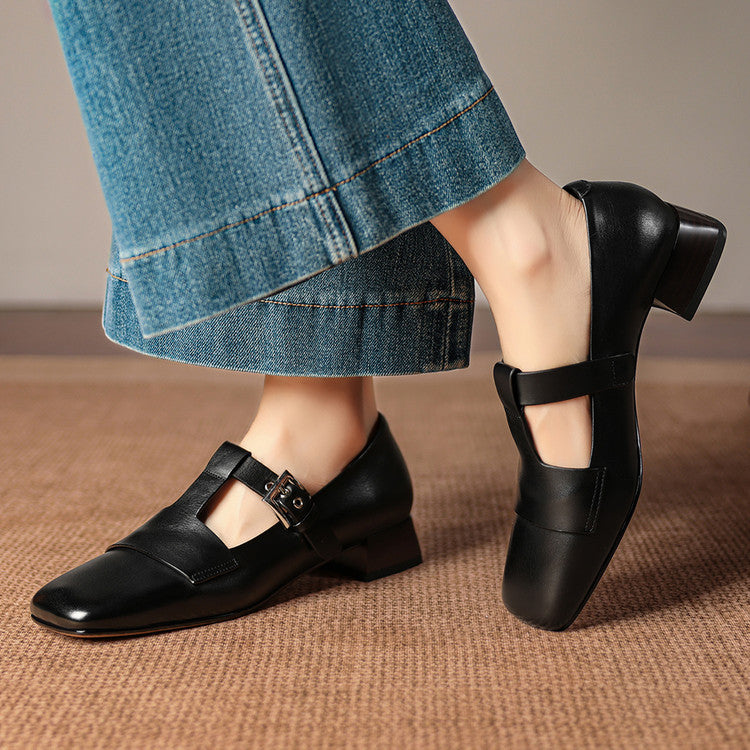 Matilda - Genuine Leather Heels