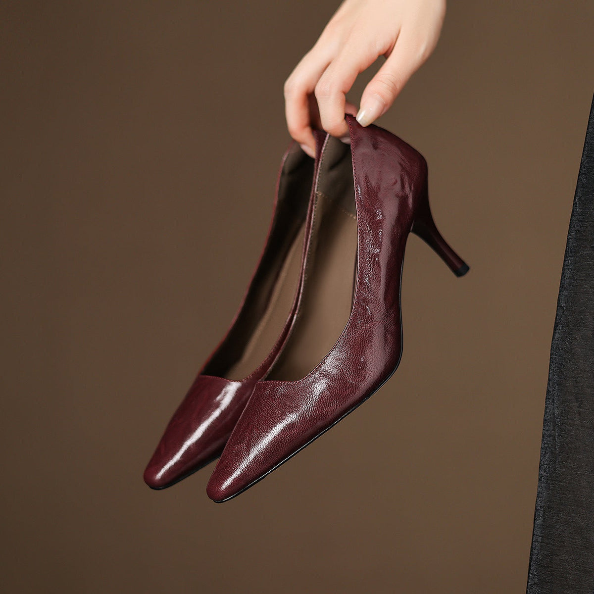Ensley - Genuine Leather Heels