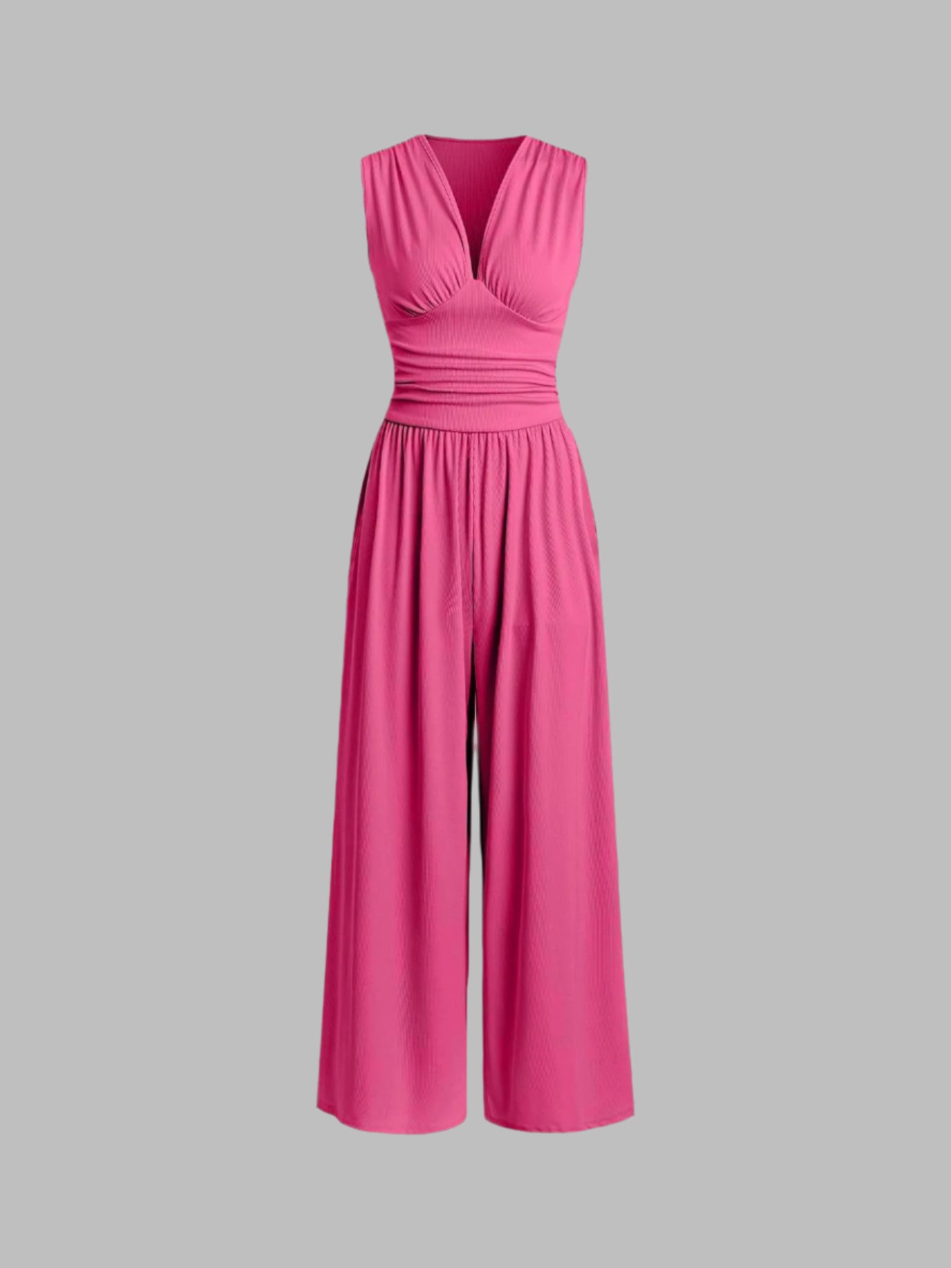 Victoria - Chic Sleeveless Wide-Leg Jumpsuit