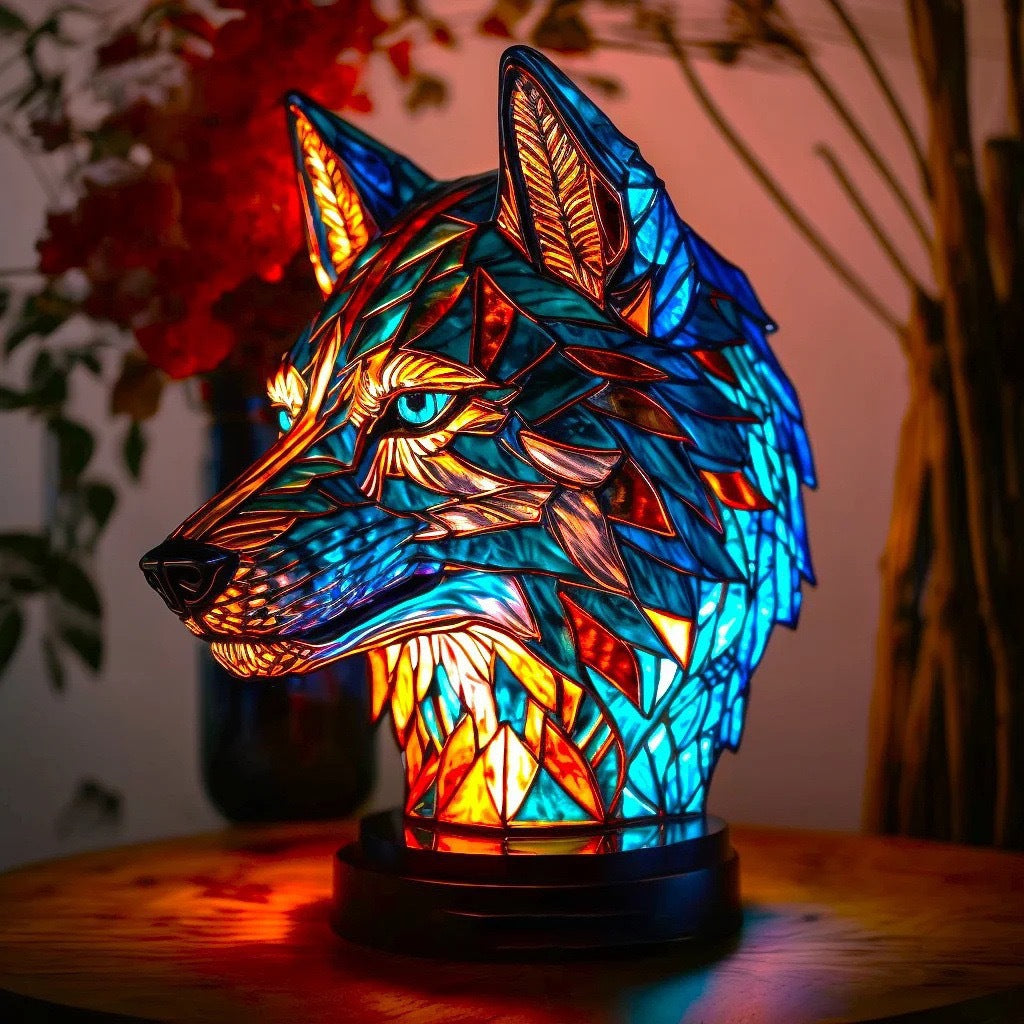 Hunter - Colored Dog Lamp