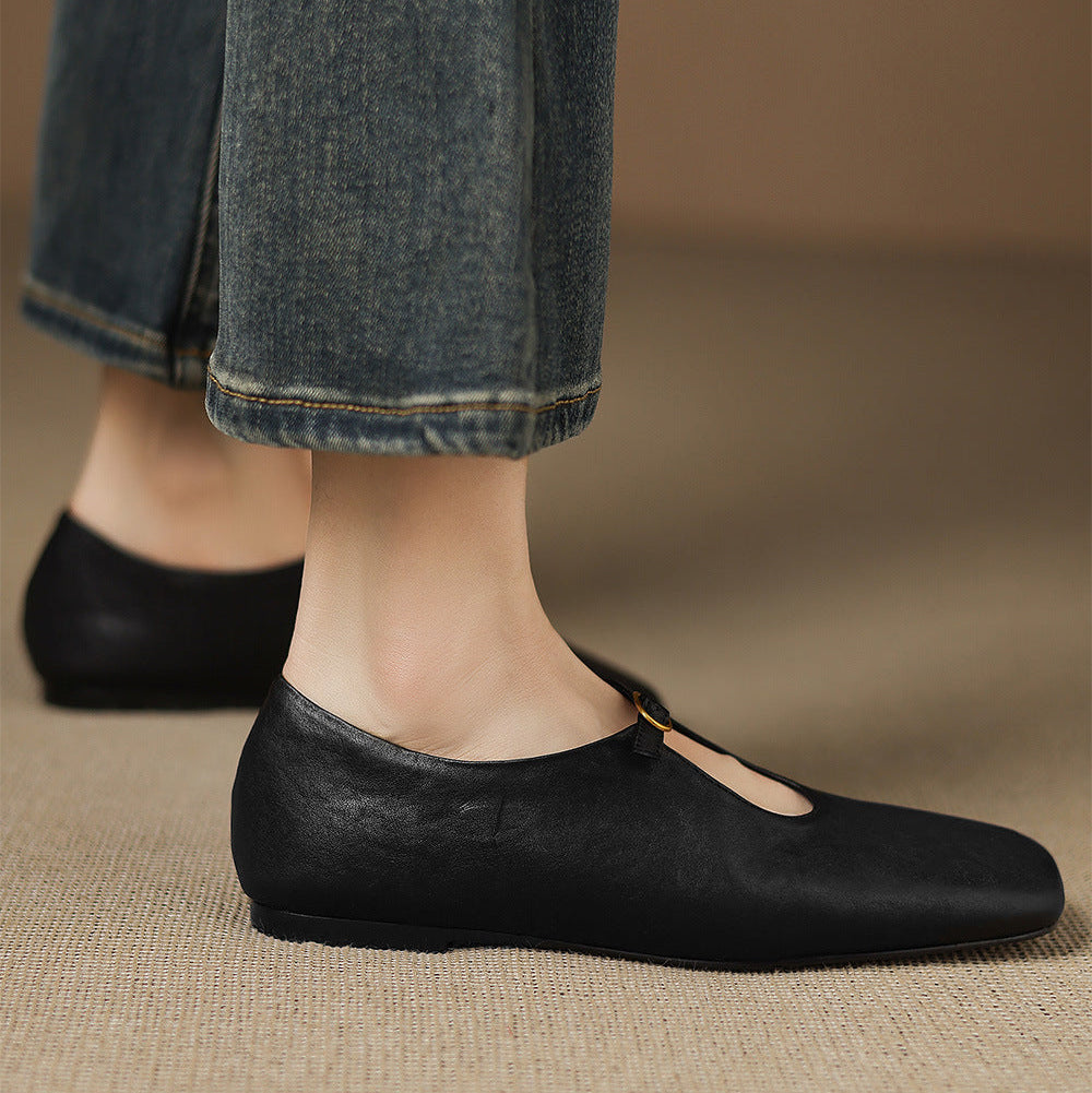 Laylani - High-Vamp Mary Jane Flat