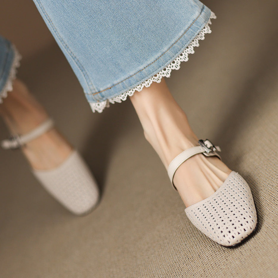 Tabitha - Genuine Leather Mules