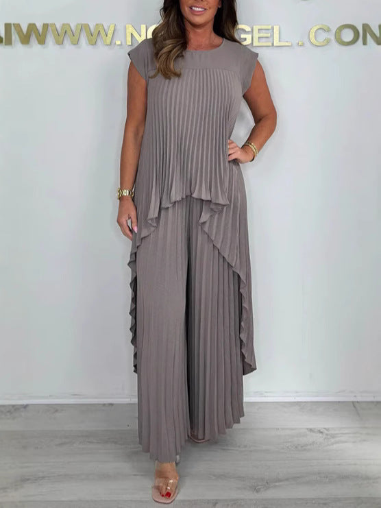 Morie – Elegant Pleated Co-Ord Set