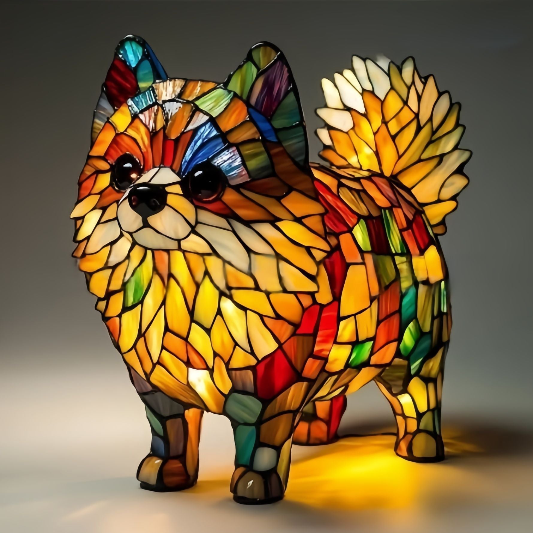 Chachi - Colored Dog Lamp
