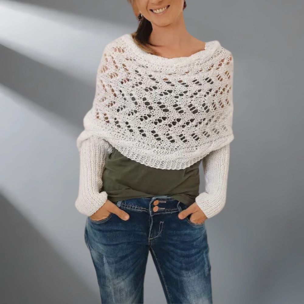 Edith – Stylish Knitted Shawl