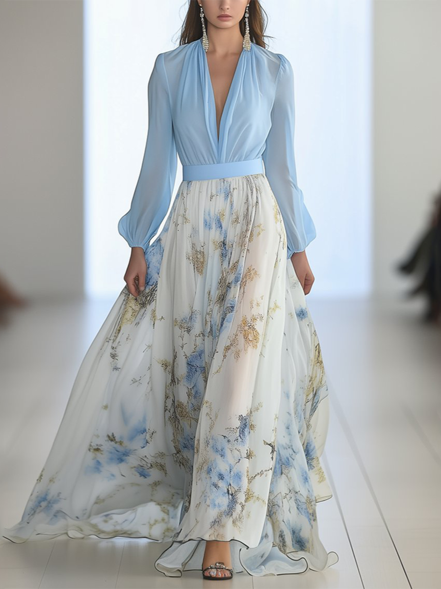 Bea - Beautiful Maxi Dress with Floral Print