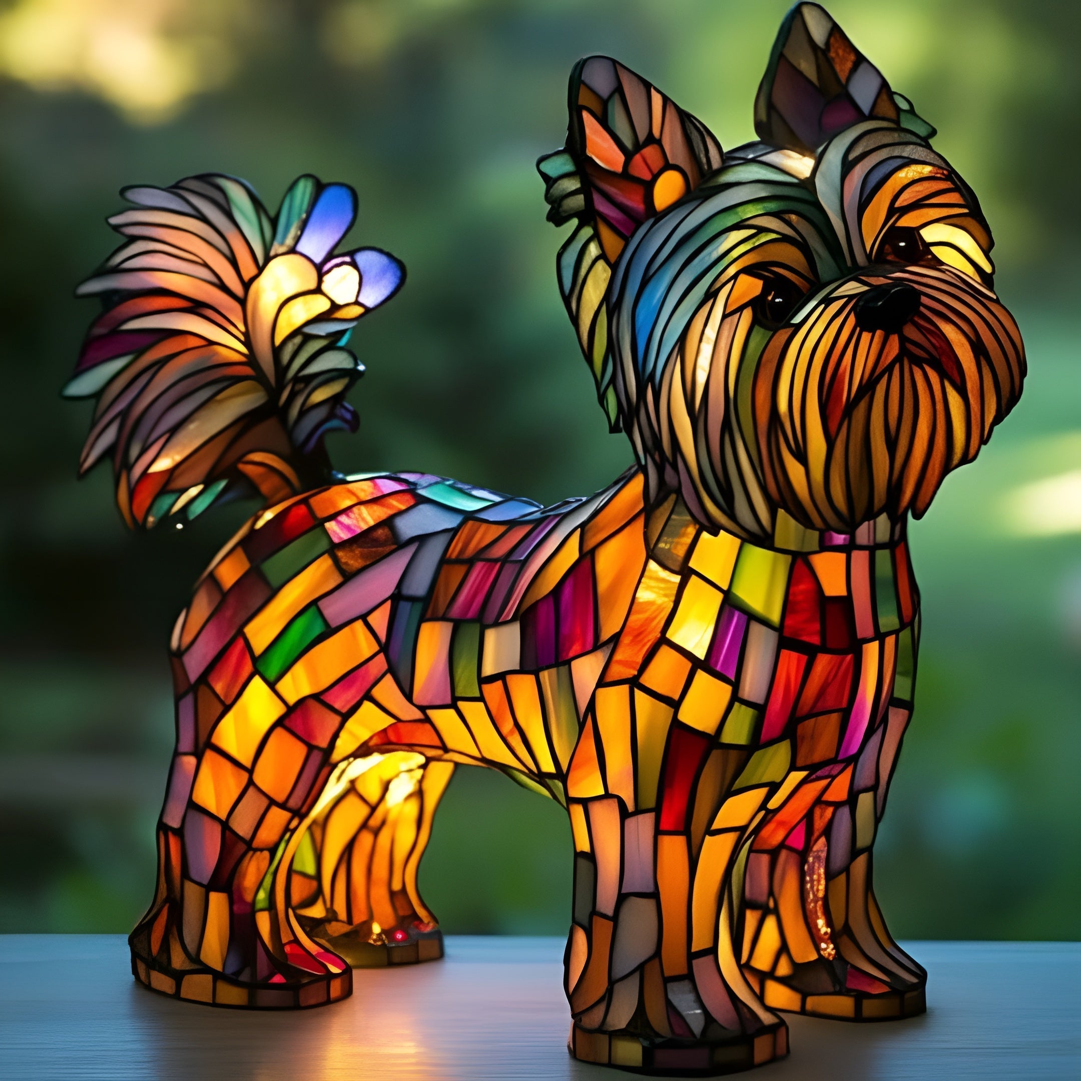 Max - Colored Dog Lamp