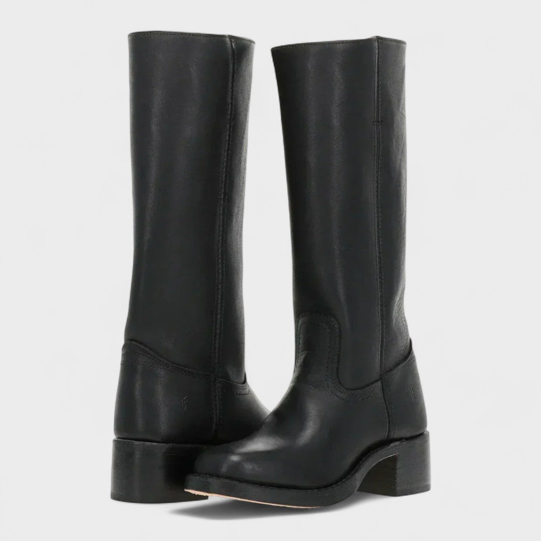 Hannah - Leather Tall Boots