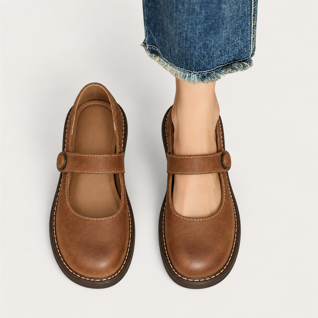Heidi – Cushioned Mary Jane Shoes