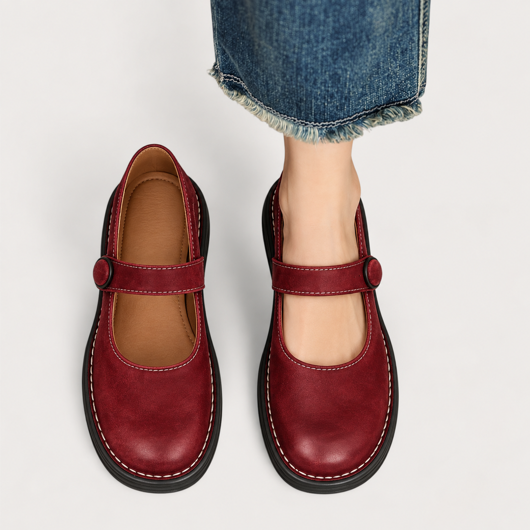 Heidi – Cushioned Mary Jane Shoes