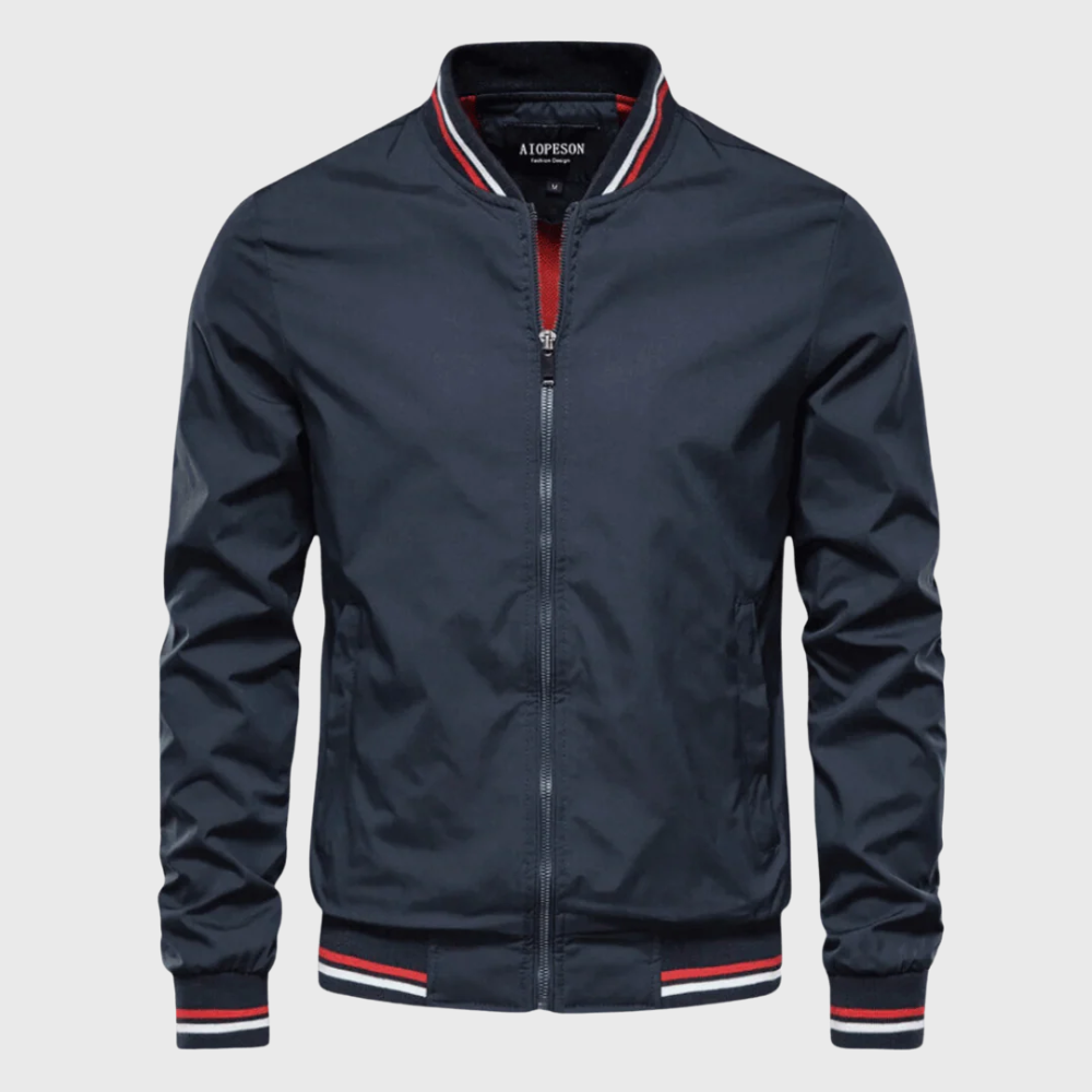 Alden – Classic Bomber Jacket with Refined Finish