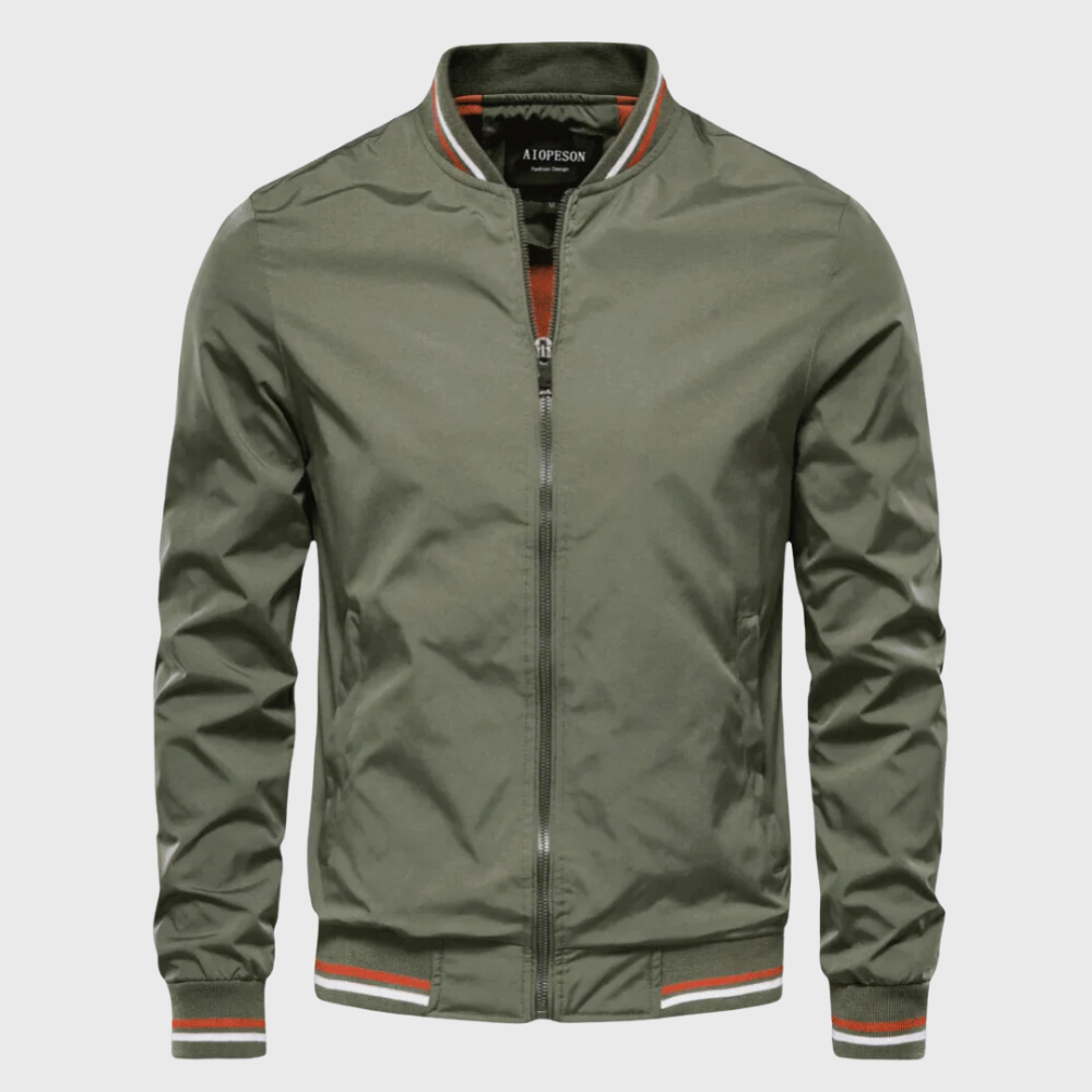 Alden – Classic Bomber Jacket with Refined Finish