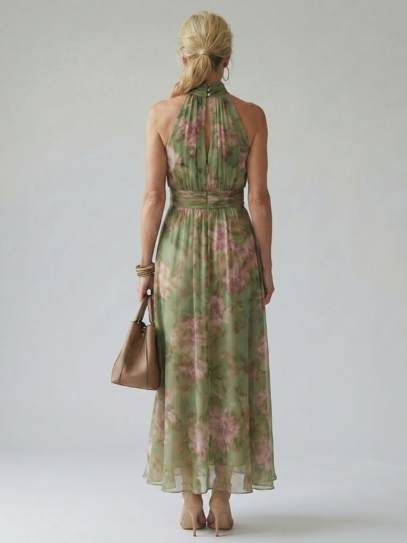 Niel - Halter Maxi Dress