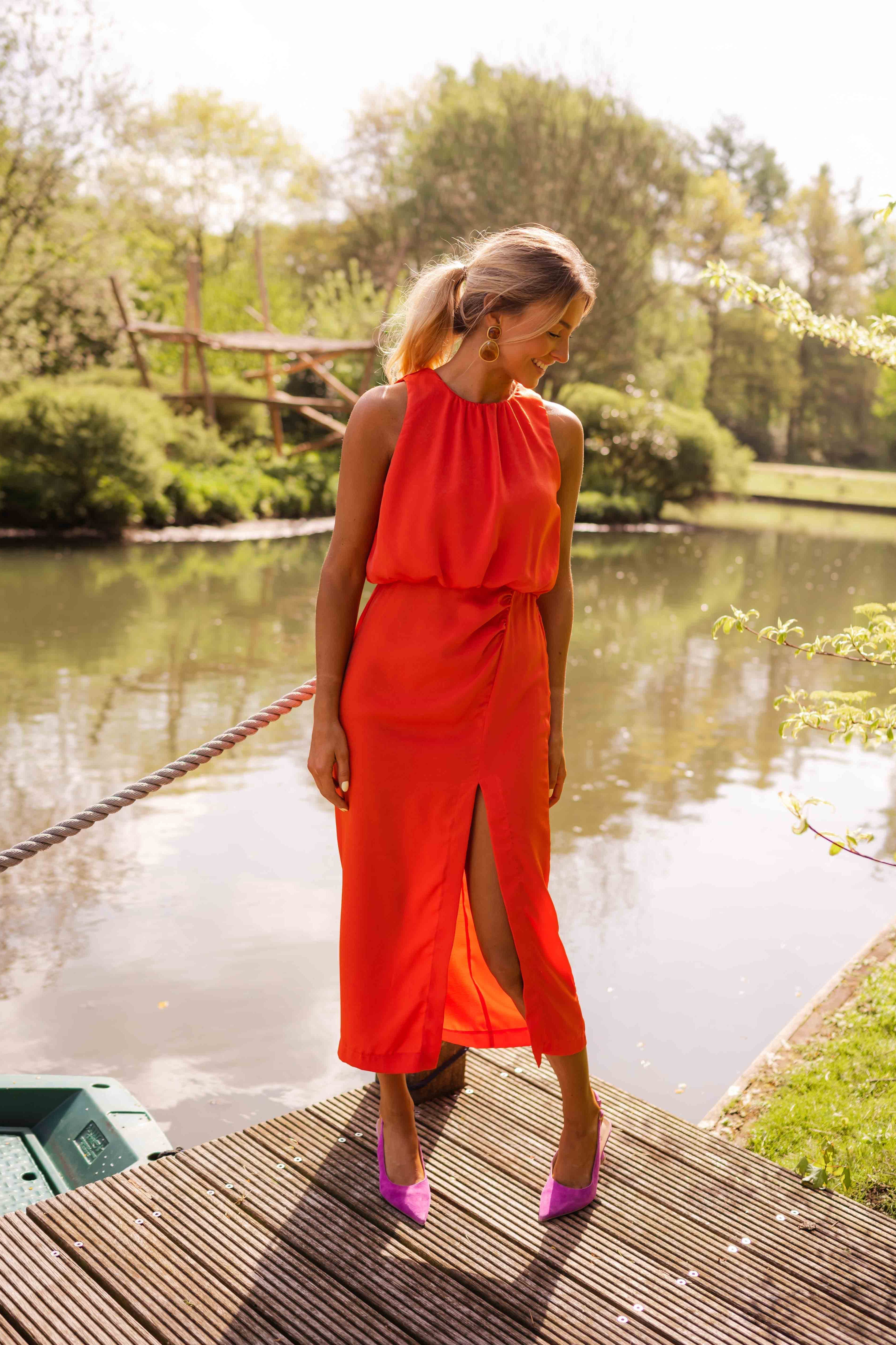 Nikki - Elegant Summer Slit Dress