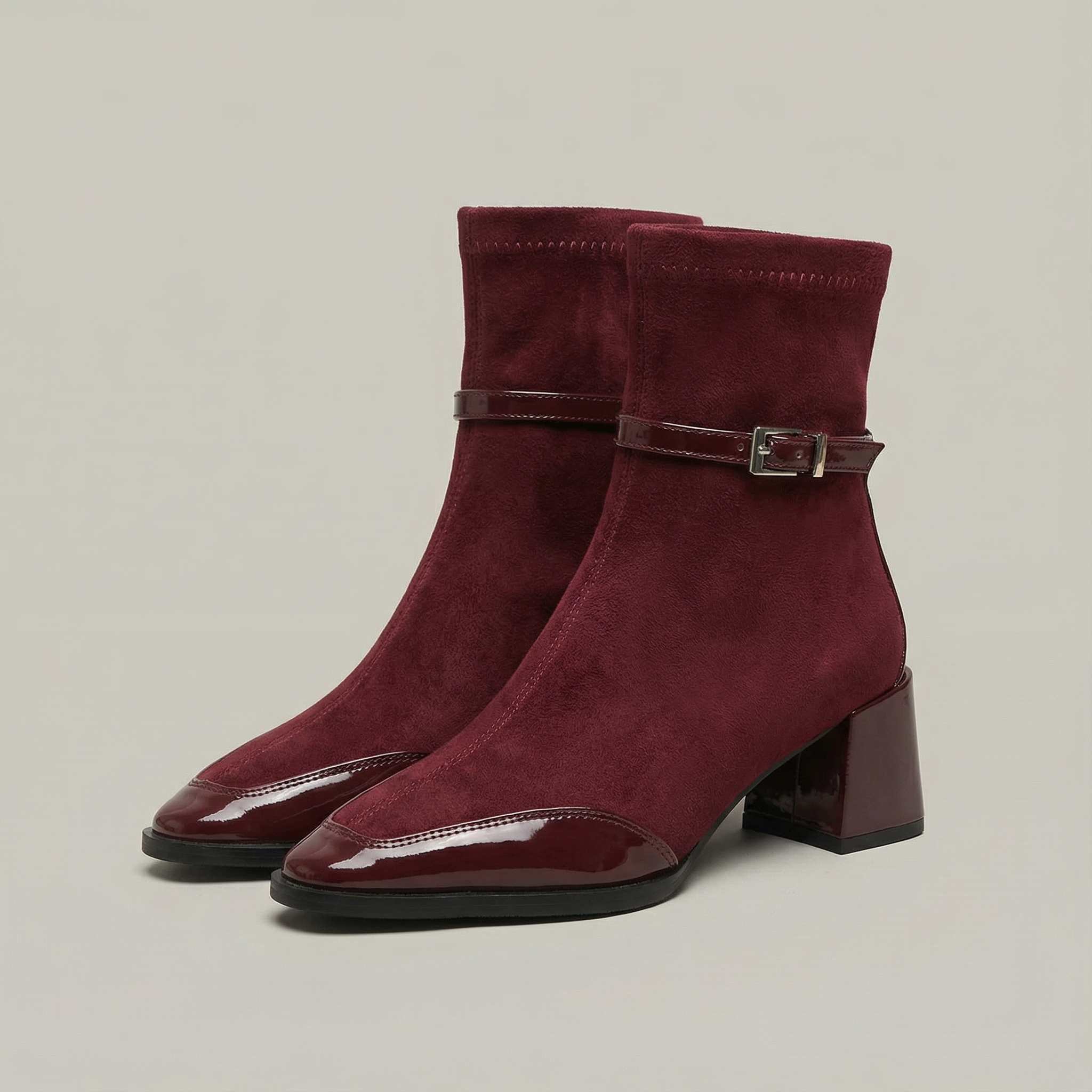 Remarie - Eco-Suede Ankle Boots