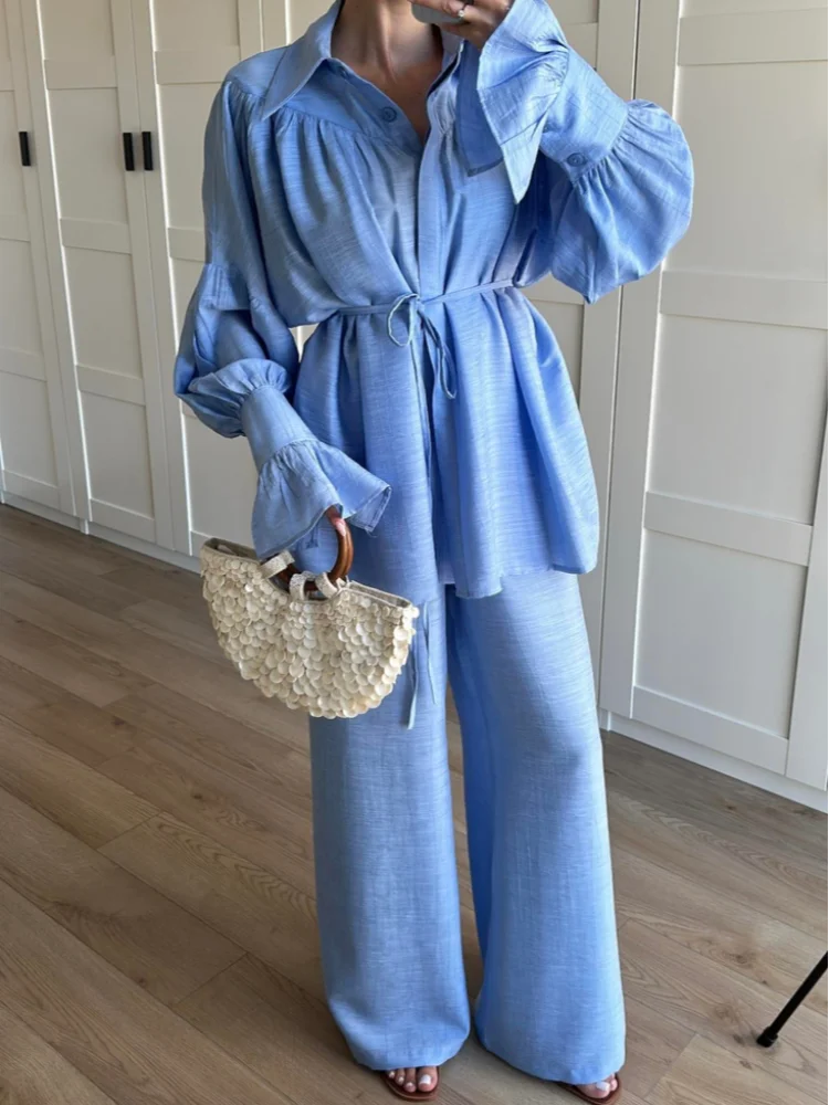 Jalene – Linen Two-Piece Set