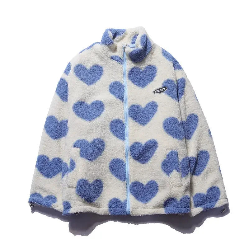 Daisy – Reversible Heart-Pattern Jacket