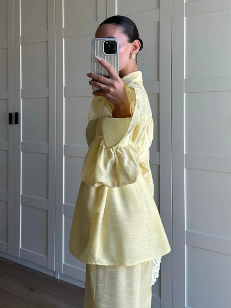 Jalene – Linen Two-Piece Set