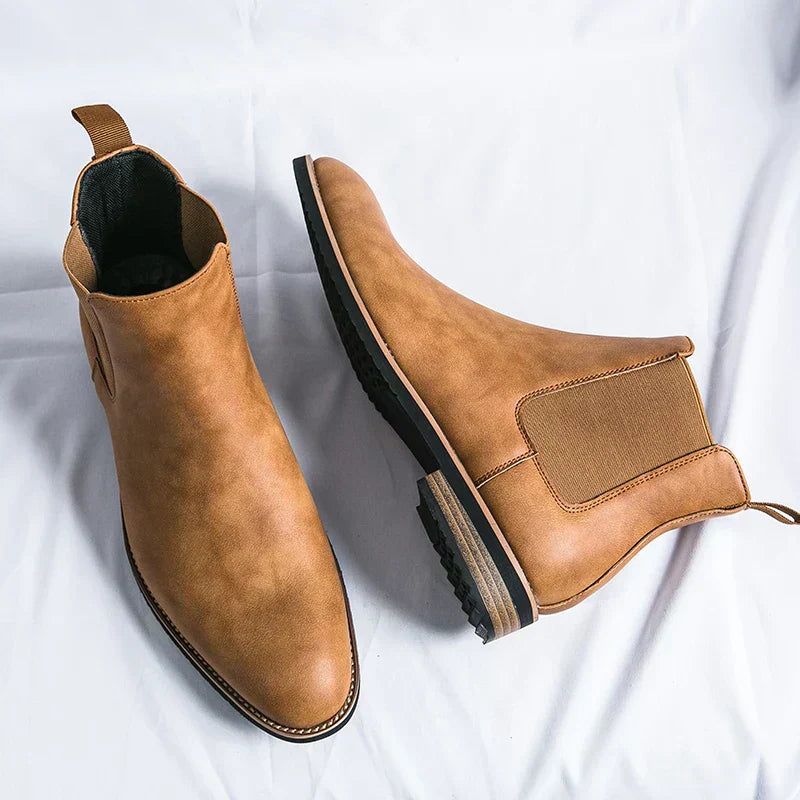 Cosmo - Chelsea Leather Boots