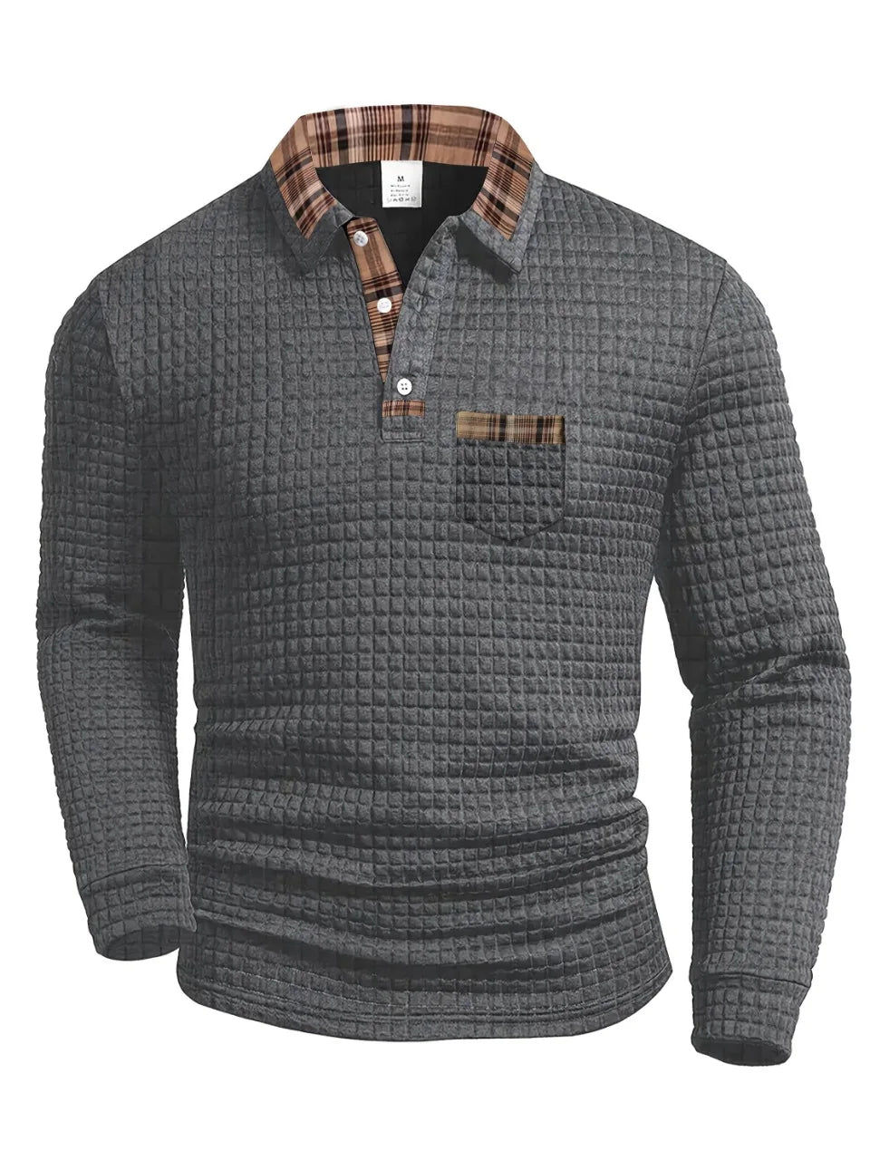 Simon - Polo Shirt with Check Pattern