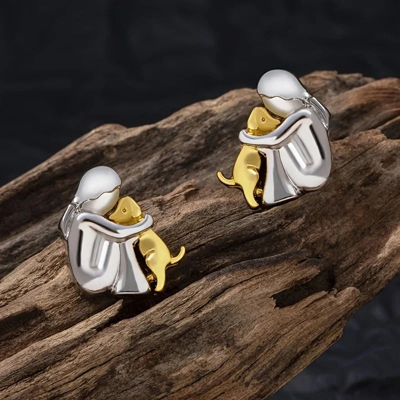 Maxie - Earrings with Dog Charm