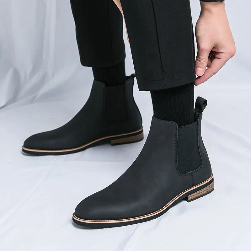 Cosmo - Chelsea Leather Boots
