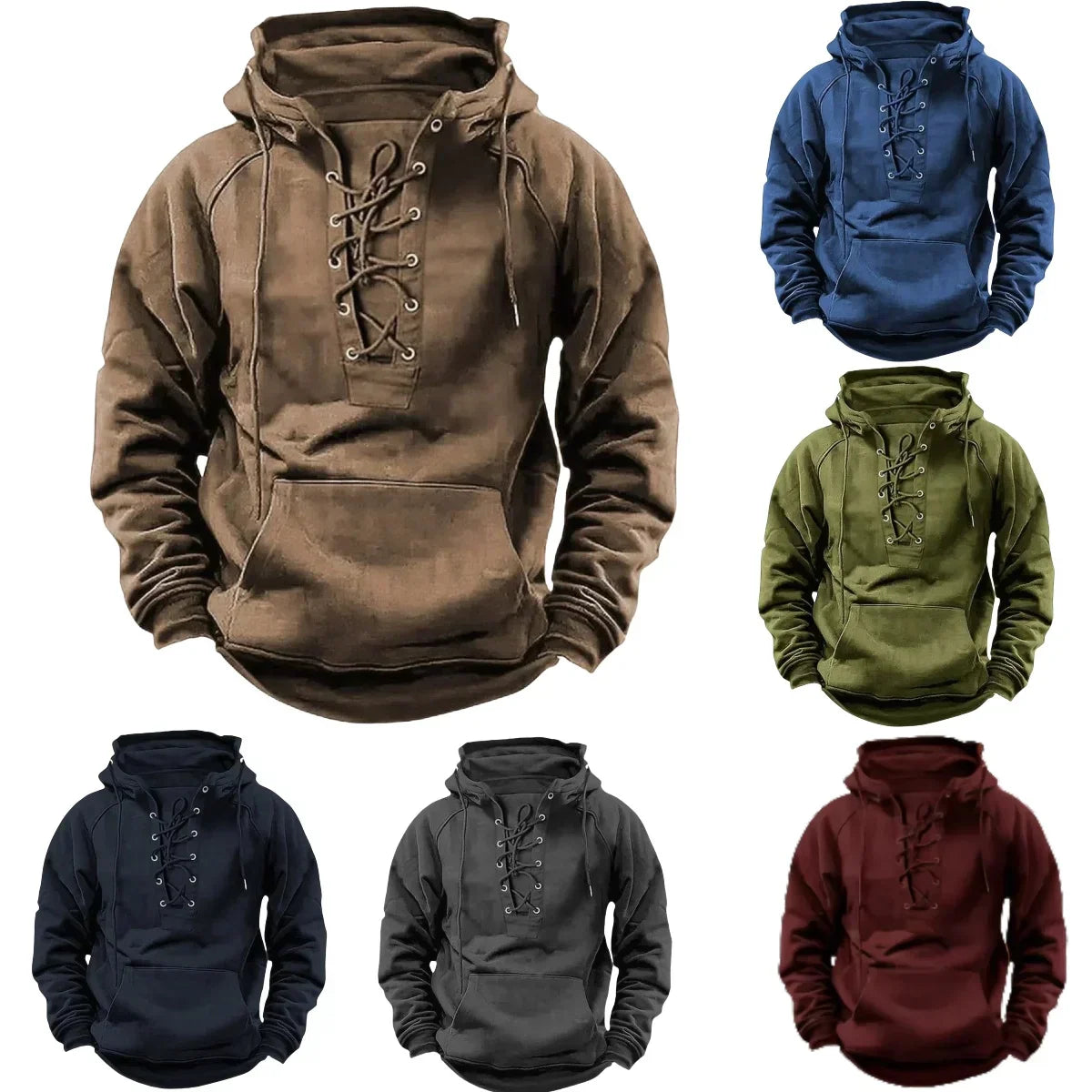 Jack – Retro Lace Up Outdoor Hoodie