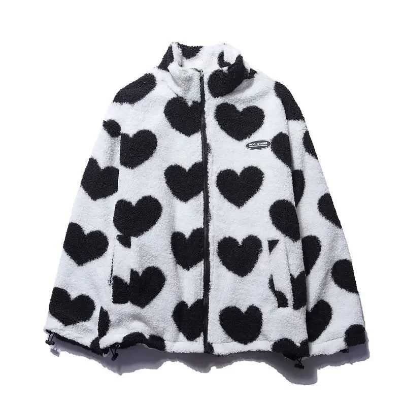Daisy – Reversible Heart-Pattern Jacket