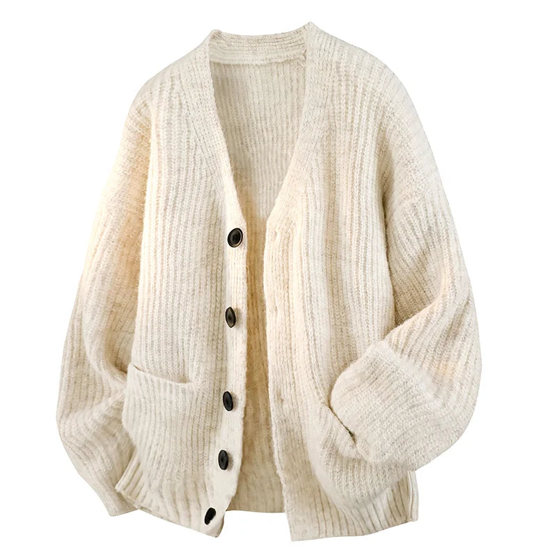 Wesley - Oversized V-Neck Cardigan